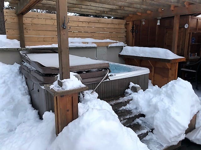 Onsite Hot tub open year round