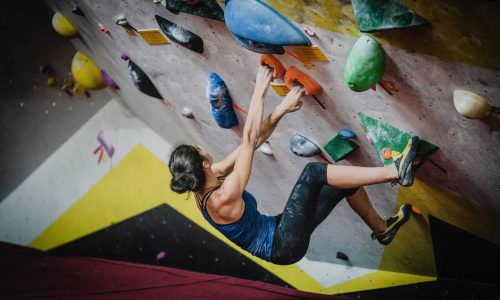 rock climbing indoor